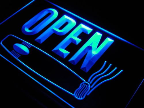 OPEN Cigars Shop LED Light Sign